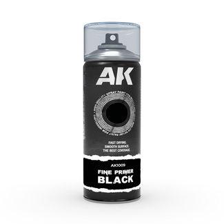 AK Interactive Spray: Fine Primer Black