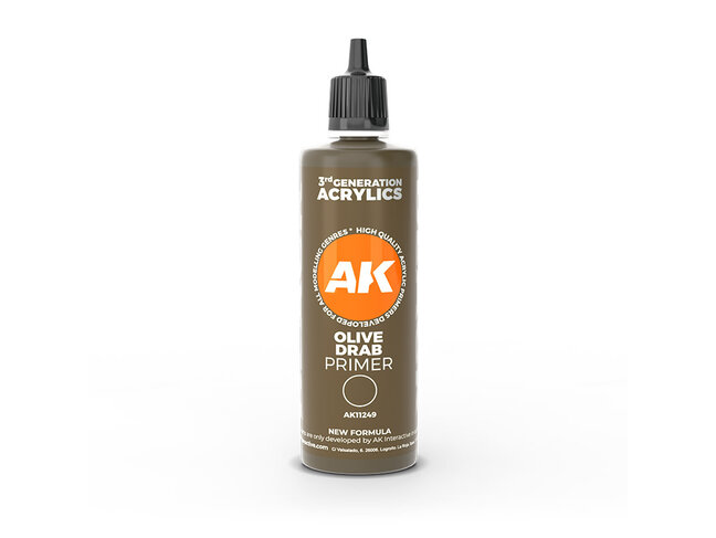 AK Interactive Olive Drab Primer 100ml