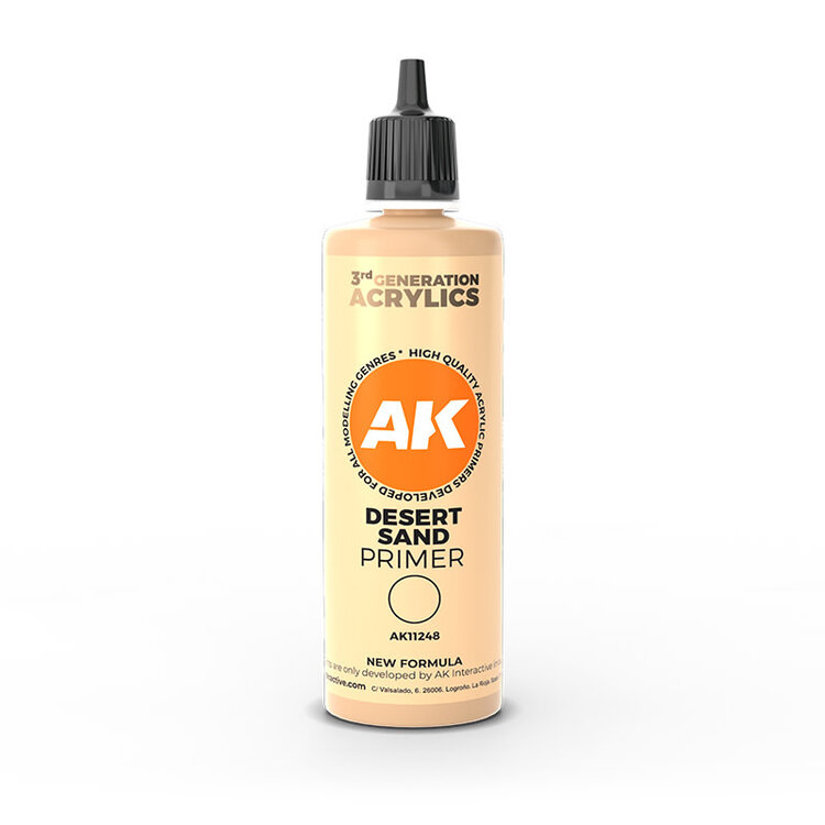 AK Interactive AK Interactive: Desert Sand Primer 100ml