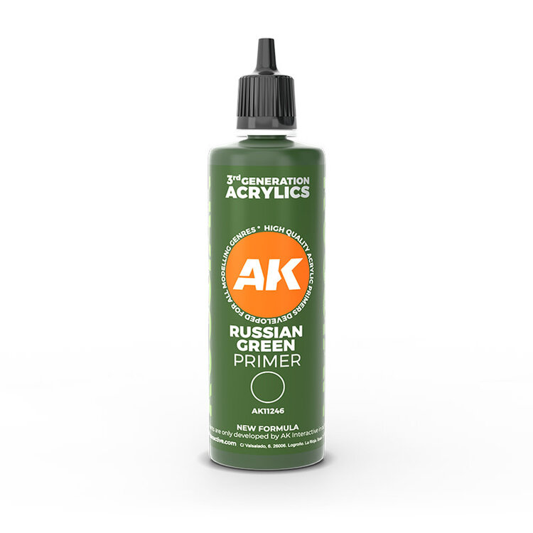 AK Interactive AK Interactive: Russian Green Primer 100ml