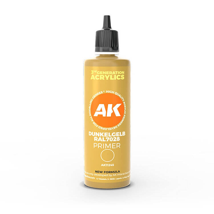 AK Interactive AK Interactive: Dunkelgelb RAL 7028 Primer 100ml