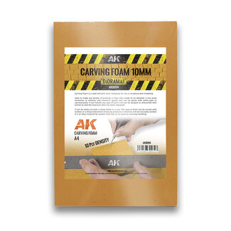 AK Interactive Carving Foam  - 10mm - A4