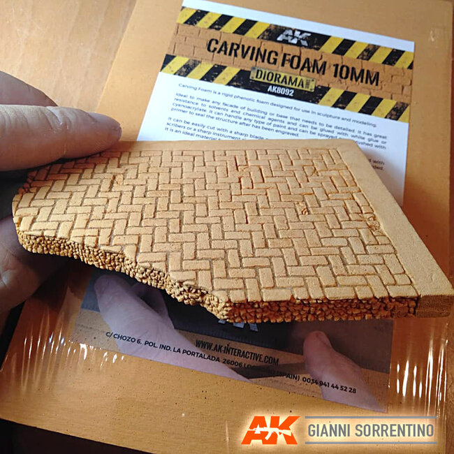 AK Interactive AK Interactive: Carving Foam  - 10mm - A5