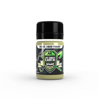 AK Interactive Enamel Liquid Pigment - Light European Earth