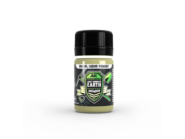 AK Interactive Enamel Liquid Pigment - Light European Earth