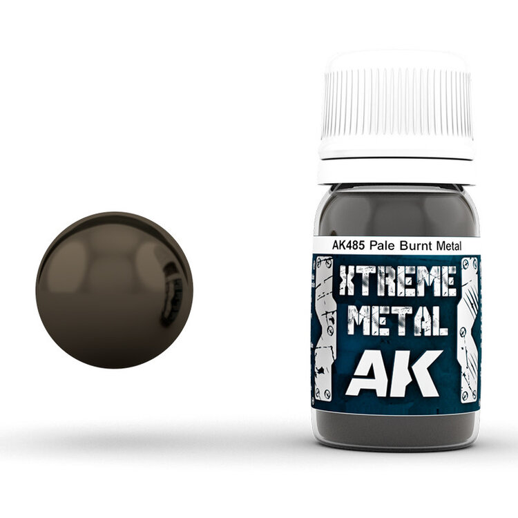 AK Interactive AK Interactive: Xtreme Metal - Pale Burnt Metal