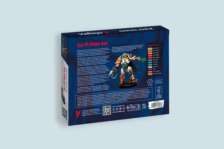 Giraldez Angel Giraldez: Vallejo Paint Set - Sci-Fi