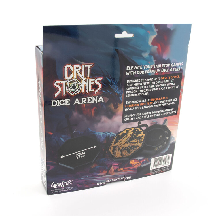 Glassstaff Glassstaff: Crit Stones - Dice Arena - Black