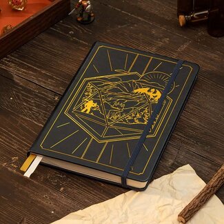 GlassStaff Character Journal - Dark Blue Leather