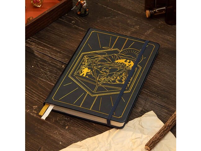 Glassstaff Character Journal - Dark Blue Leather