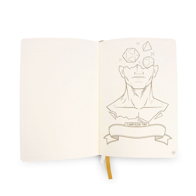 GlassStaff Glassstaff: Character Journal - Dark Blue Leather