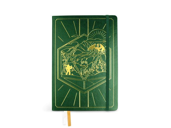 Glassstaff Character Journal - Green Leather