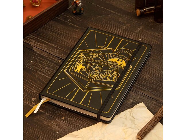 Glassstaff Character Journal - Black Leather