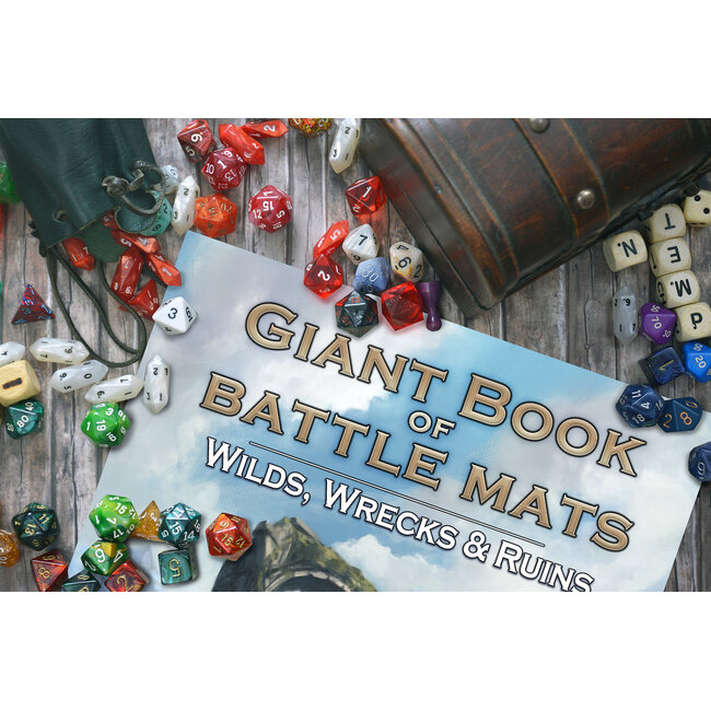 Loke Battle Mats Loke Battle Mats: Giant Book of Battle Mats: Wilds, Wrecks & Ruins