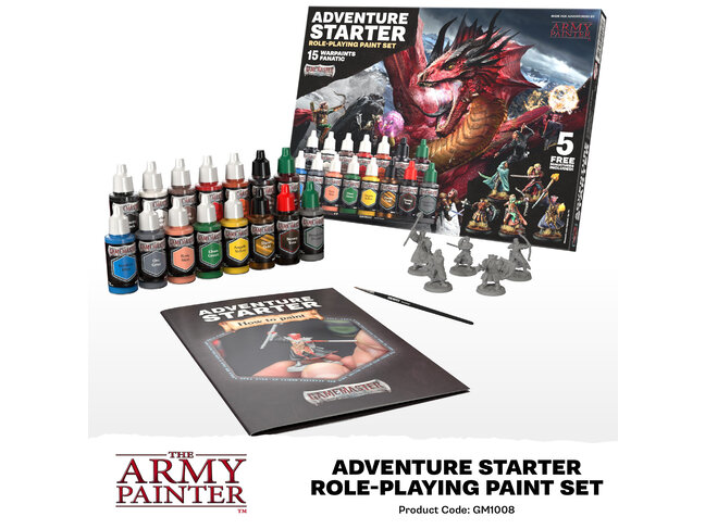 The Army Painter GameMaster: Role-Playing Paint Set - Adventure Starter