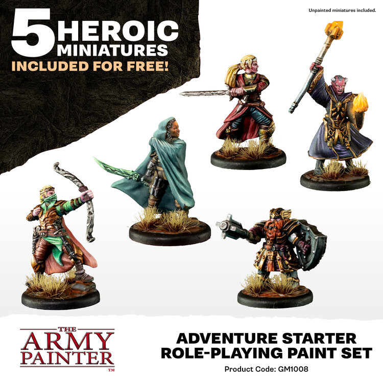 The Army Painter The Army Painter - GameMaster: Role-Playing Paint Set - Adventure Starter
