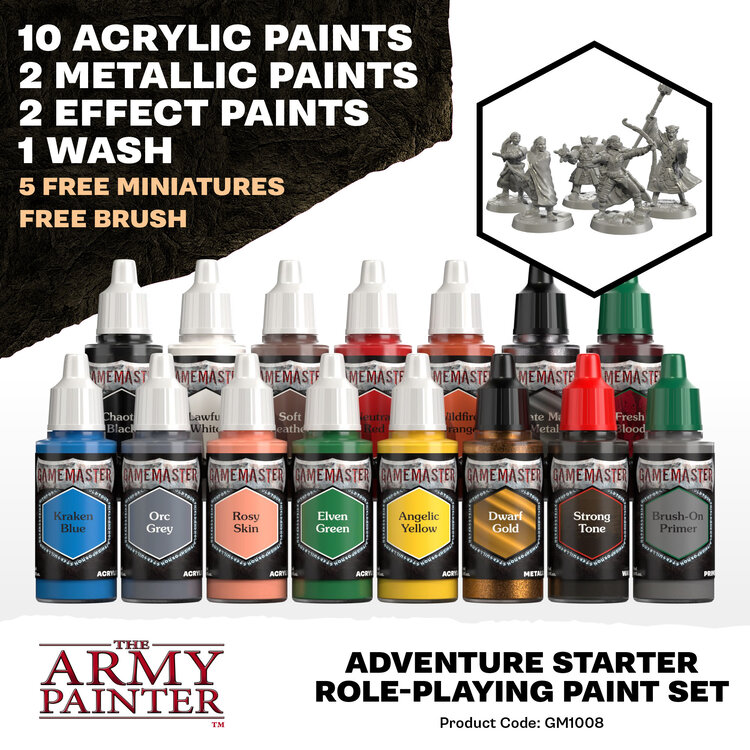 The Army Painter The Army Painter - GameMaster: Role-Playing Paint Set - Adventure Starter