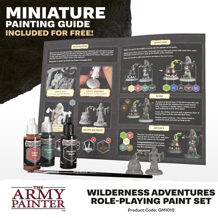 The Army Painter The Army Painter - GameMaster: Role-Playing Paint Set - Wilderness Adventures