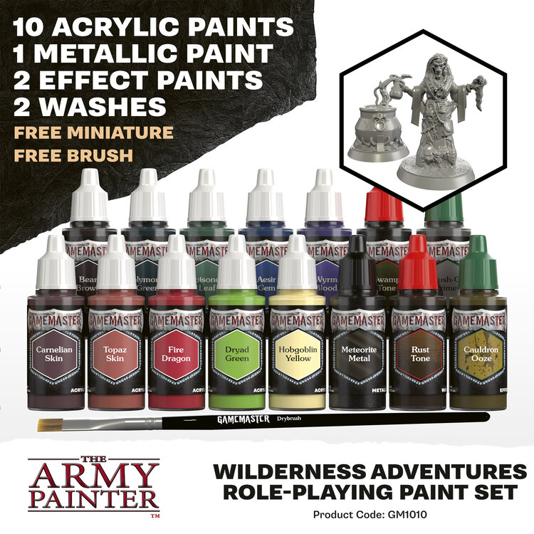 The Army Painter The Army Painter - GameMaster: Role-Playing Paint Set - Wilderness Adventures