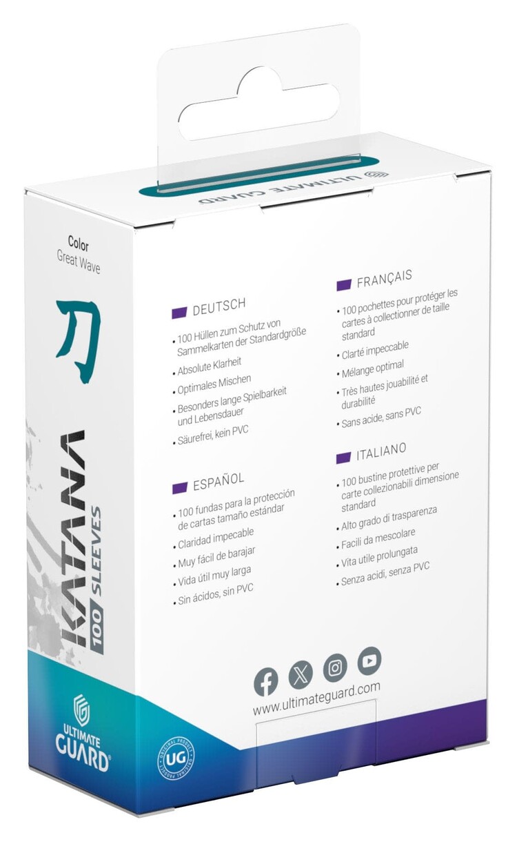 Ultimate Guard Ultimate Guard: Katana Great Wave (100 Standard Size Sleeves)