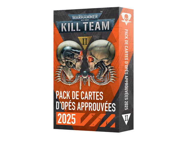 Games Workshop Warhammer Kill Team: Approved OPS Card Pack 2025 (fr)