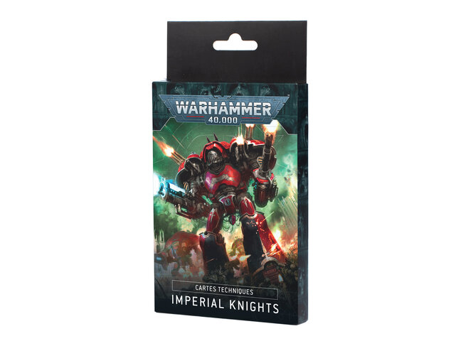Games Workshop Warhammer Datasheet Cards: Imperial Knights (fr)