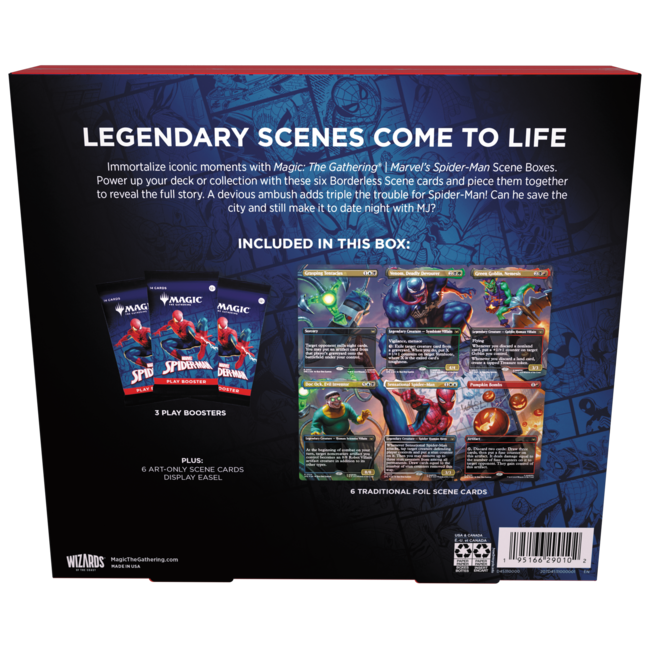 Magic: The Gathering Wizards of the Coast - Magic: The Gathering - Marvel's Spider-Man: Scene Box (en)