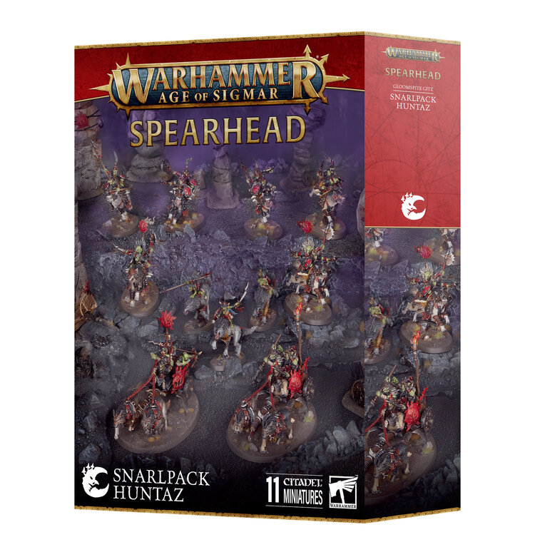 Games Workshop Warhammer Warhammer Age of Sigmar - Spearhead: Gloomspite Gitz - Snarlpack Huntaz