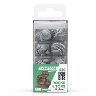AK Interactive Basing Bits: Plants - Rocks & Tors