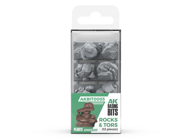 AK Interactive Basing Bits: Plants - Rocks & Tors