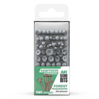 AK Interactive Basing Bits: Plants - Forest Mushrooms