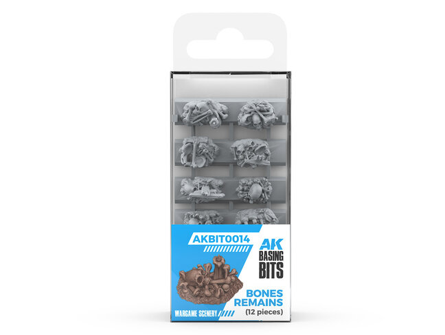 AK Interactive Basing Bits: Wargame Scenery - Bones Remains