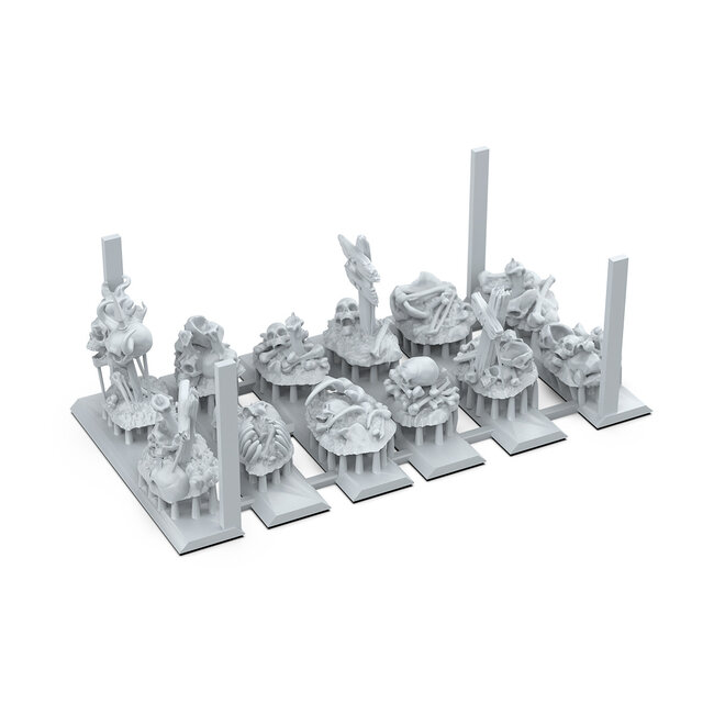 AK Interactive AK Interactive - Basing Bits: Wargame Scenery - Bones Remains