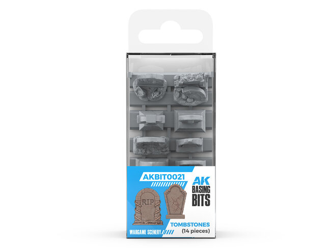 AK Interactive Basing Bits: Wargame Scenery - Tumbstones