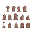 AK Interactive AK Interactive - Basing Bits: Wargame Scenery - Tumbstones