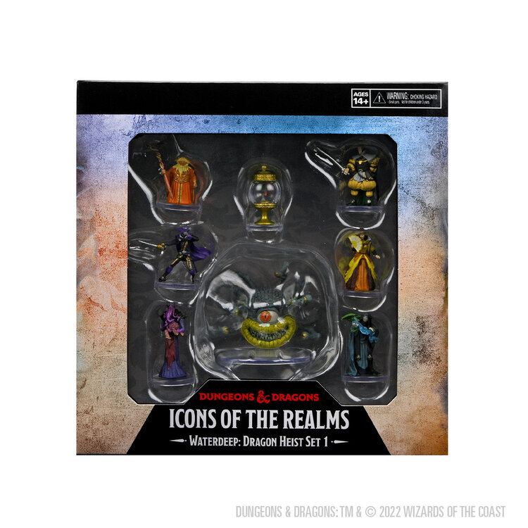 Wizkids Wizkids - Icons of the Realms: Waterdeep Dragon Heist Set 1