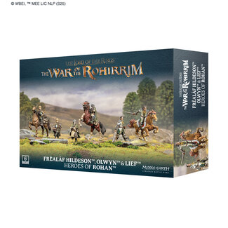 Games Workshop Middle-Earth: Fréaláf Hildeson, Olwyn & Lief, Heroes of Rohan