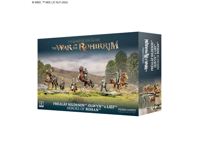 Games Workshop Warhammer Middle-Earth: Fréaláf Hildeson, Olwyn & Lief, Heroes of Rohan