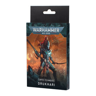 Games Workshop Datasheet Cards: Drukhari (fr)