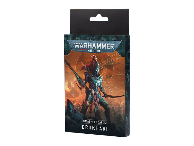 Games Workshop Warhammer Datasheet Cards: Drukhari (en)
