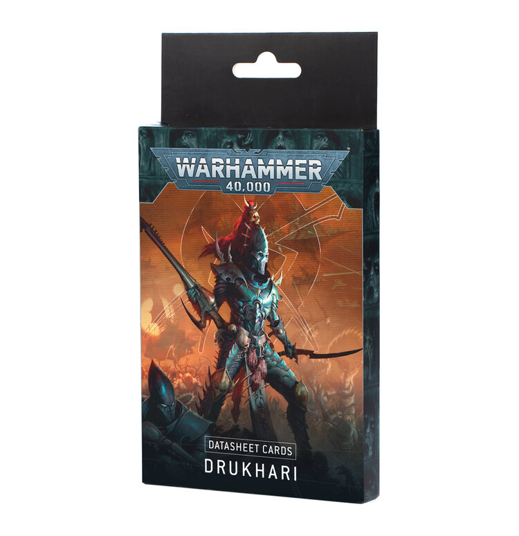 Games Workshop Warhammer Warhammer 40000 - Datasheet Cards: Drukhari (en)