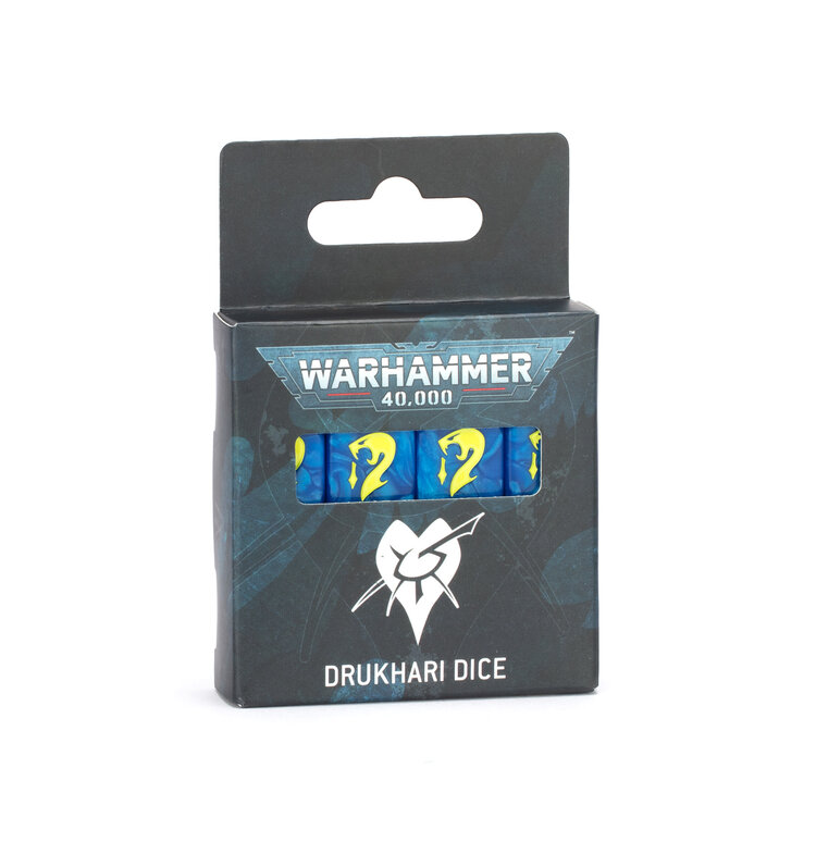 Games Workshop Warhammer Warhammer 40000 - Dice Set: Drukhari