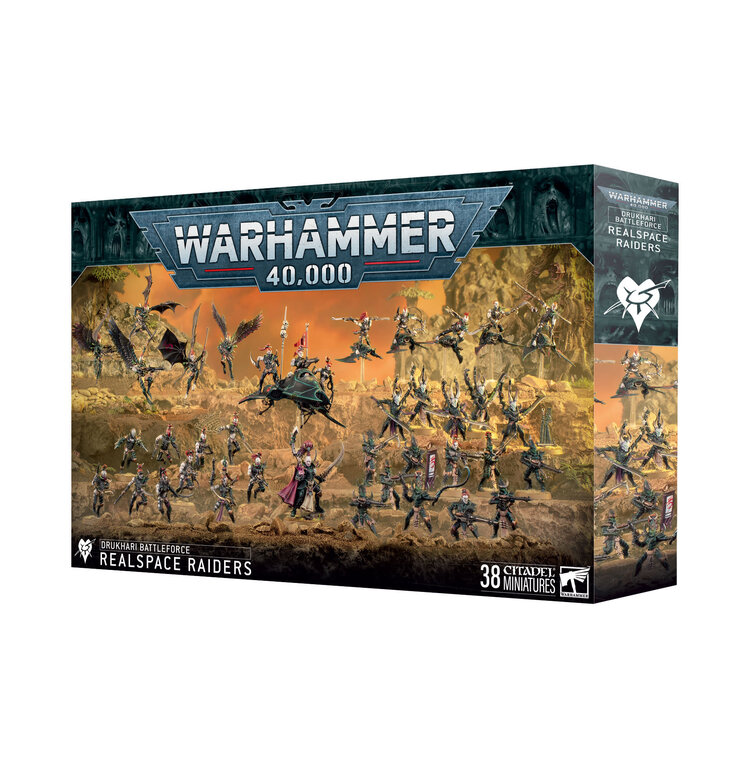 Games Workshop Warhammer Warhammer 40000 - Battleforce: Drukhari - Realspace Raiders