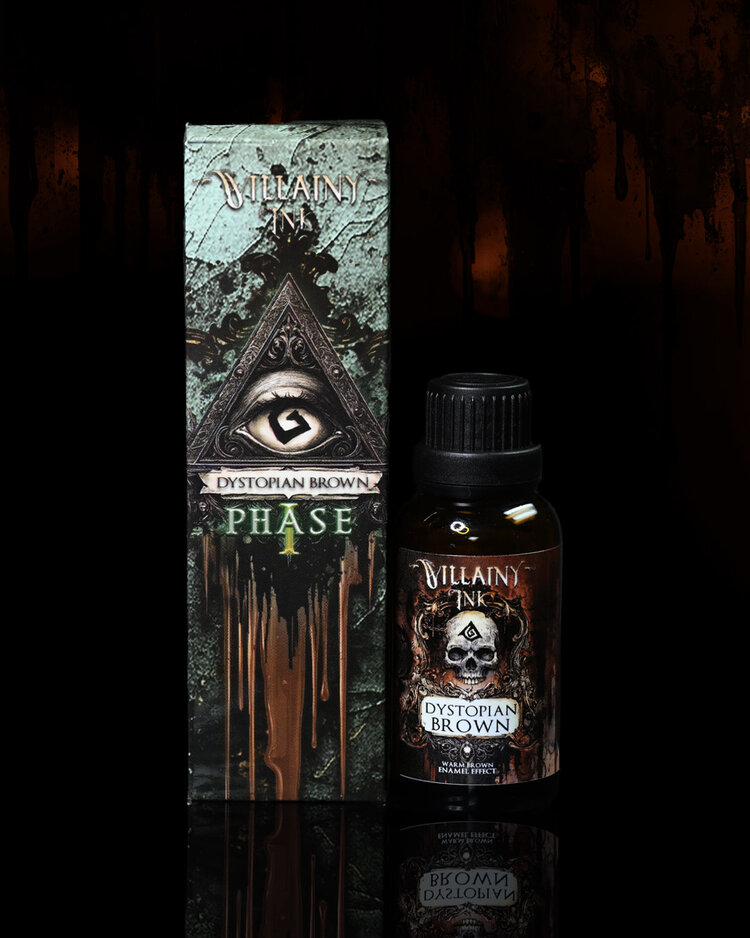 The Grimdark Compendium Zatcaskagoon Miniatures - The Grimdark Compendium - Villainy Ink: Dystopian Brown