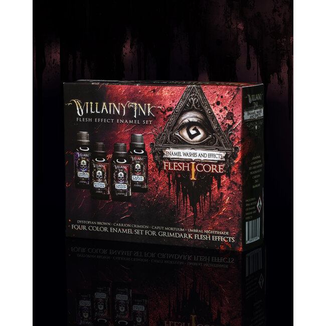 The Grimdark Compendium Zatcaskagoon Miniatures - The Grimdark Compendium - Villainy Ink: Flesh Core Set 1