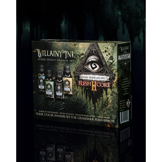 The Grimdark Compendium Zatcaskagoon Miniatures - The Grimdark Compendium - Villainy Ink: Flesh Core Set 2