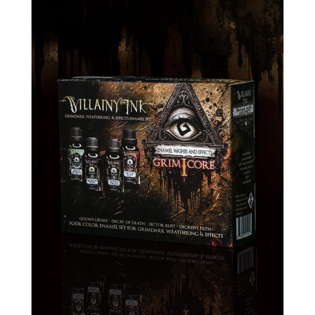 The Grimdark Compendium Zatcaskagoon Miniatures - The Grimdark Compendium - Villainy Ink: Grim Core Set 1