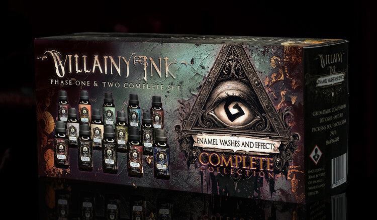 The Grimdark Compendium Zatcaskagoon Miniatures - The Grimdark Compendium - Villainy Ink: Complete Collection