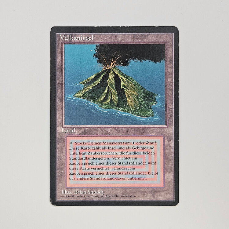 Magic: The Gathering Magic: The Gathering: Foreign Black Bordered - Volcanic Island (Vulkaninsel)
