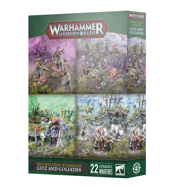 Games Workshop Warhammer Warhammer Underworlds: Destruction Warbands - Gitz and Goliaths